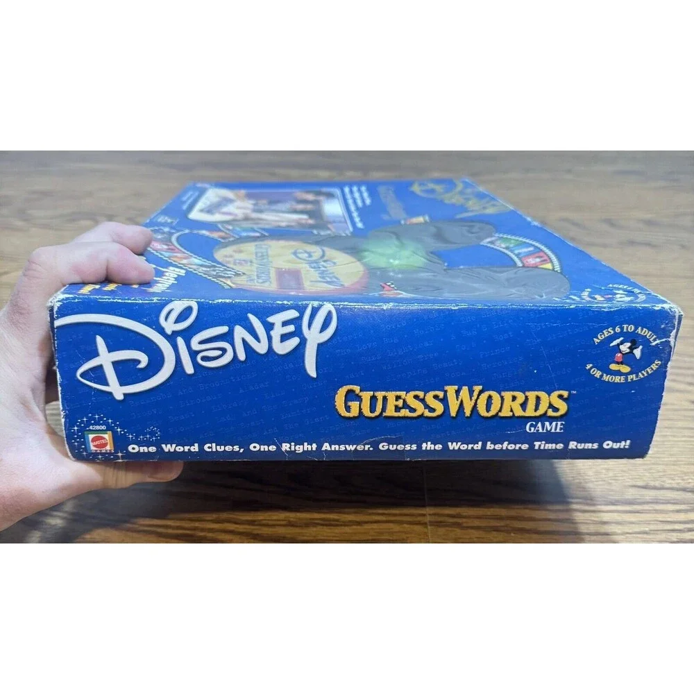 Disney Guess Words Game #42800‎ Mattel 2001 New Unopened Kids 6 to adults game